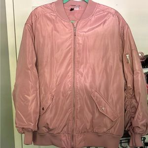 H&M Light Pink Bomber Jacket